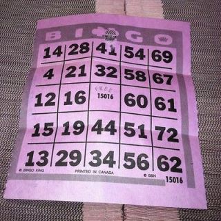 bingo cards in Bingo