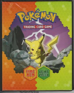   Green Fire Red Card Holder Binder Charizard Back Cover Minor Damage