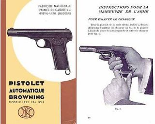 Browning 1936 Pistolet Automatique Modele 1922 (9mm) Catalog