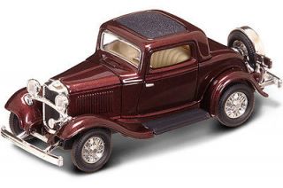 New In Box  1/43 Scale 1932 FORD 3 Window Coupe for MTH,Lionel & K 