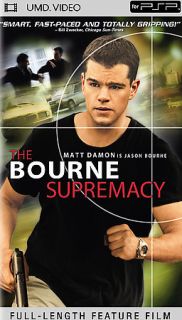 NEW The Bourne Supremacy UMD Movie for PSP Video SEALED
