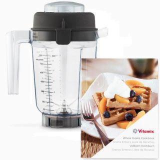 Vitamix 32oz Dry Blade Container + Whole Grains Cookbook ★ BPA Free 