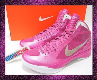 Nike Zoom Hyperdunk 2011 Pinkfire Pink Kay Yow Breast Cancer 2012 12.5 