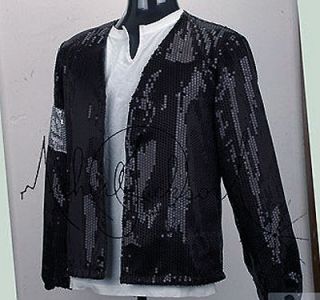 MICHAEL JACKSON Costume Billie Jean Sequin Jacket New 