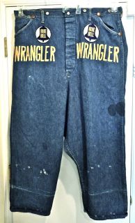 Extremely Rare WRANGLER BLUE BELL Rodeo Clown Pants