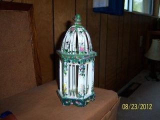 Collectable Small Fancy Miniature Bird Cage