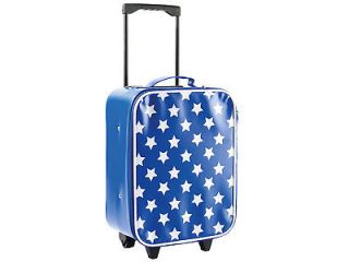   Boy 16x12x7 Roller Suitcase Blue w/White Stars Perfect For Travel