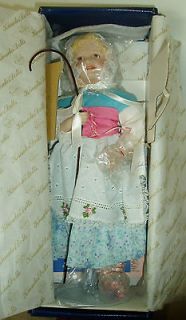 Collectable Doll. LITTLE BO PEEP hand crafted porcelain doll.
