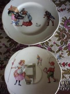   Doulton Child’s Nursery Rhyme Plates, Made in England Bo Peep