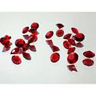 2000 Ruby Red Diamond Confetti 1/3 Carat Wedding Party Table 