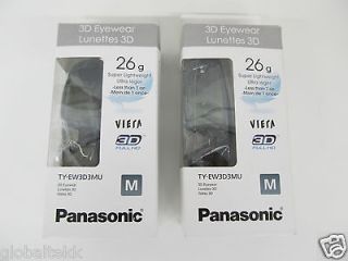 Newly listed Genuine Panasonic 2 Pack Rechargeable 3D Glasses (TY 