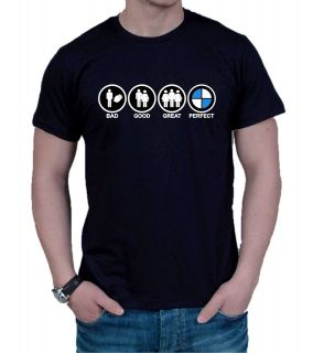BMW Funny Perfect Life T shirt all sz S 3XL M3 E46 E92 E36 E82 E39