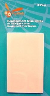 20 Replacement Glue Boards for Flyweb Fly Web Trap