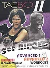 Tae Bo II   Get Ripped   Advanced 1 and Advanced 2 Workouts DVD, 2001 