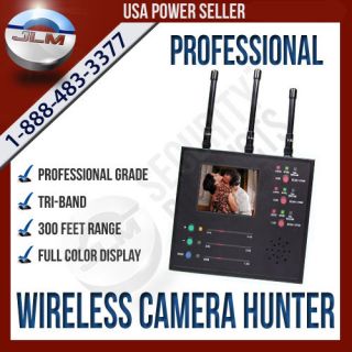 Pro Spy Wireless Camera Signal Frequency Bug Detector Hunter 1.2 2.4 5 