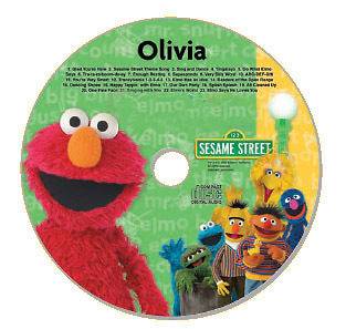 PERSONALIZED ELMO SING ALONG MUSIC CD