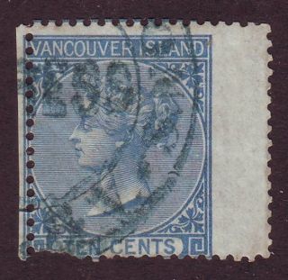 British Columbia JUMBO Scott #6 10c blue QV Vancouver Island