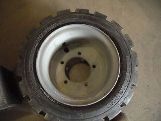 Solid forklift tires on rims new 200/50 10/6.50 Solid