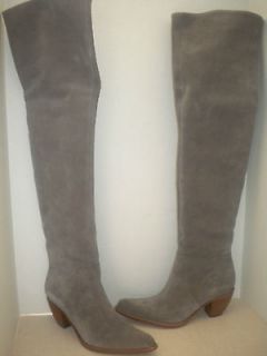Elizabeth and James Shane Booties Grey Suede NEW size 8 $295