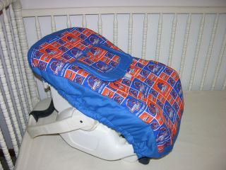   CAR SEAT CARRIER COVER M/W BOISE BRONCOS STATE UNIVERSITY FABRIC