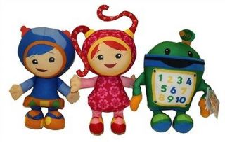 Team Umizoomi All Three Plush Characters new with tags nwt