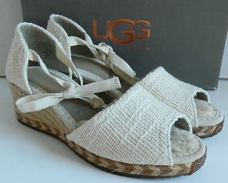 Authentic UGG Australia Mar Cream 1652 Womens Strappy Sandal New in 