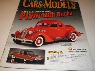 TOY CARS & MODELS magazine & Price Guide,june 2004, HOT WHEELS, MOPAR 
