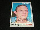 Seattle Pilots Phil Roof Auto Signed 1970 Topps Card #359 Vintage 