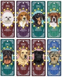 3D Magnetic BOOKMARK with your Favorite DOG BREED on It.You Choose 
