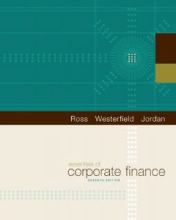  Finance by Bradford D. Jordan, Stephen A. Ross and Randolph W 