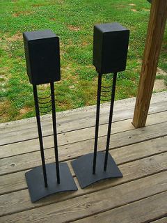 Speaker Stands Black 30 tall all metal speakers not included