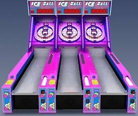 Ice Ball Alley Bowler Skeeball Arcade Redemption Game Used