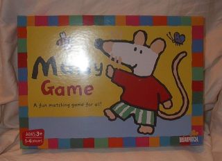 MAISY THE MOUSE GAME BRIARPATCH FUN MATCHING GAME NEW