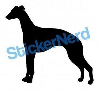 Whippet Sticker Dog Vinyl Decal #9149
