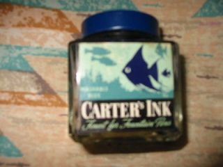 Carters WASHABLE BLUE INK BOTTLE WITH FISH ON LABEL