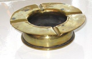 1945 WWII BRASS SHELL CASING ASHTRAY 105 MM M14 TYPE 1 LOT NO EM 5 351 