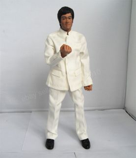Bruce Lee 1/6 custom white sun yat sens uniform for Hot toys Enterbay 