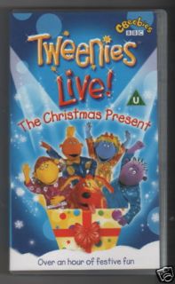 TWEENIES LIVE The Christmas Present VHS NEW SEALED BBC