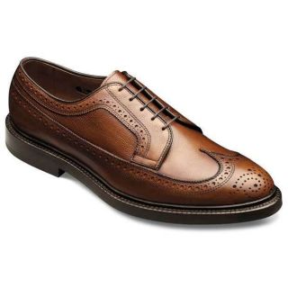 Allen Edmonds Mens Macneil Walnut Grain Leather Shoe Size 11 E
