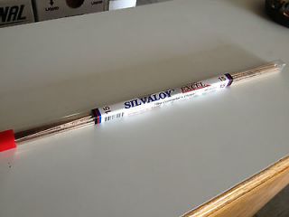 Silver Solder 15% Brazing Rods   1 LB / 28 Sticks   Brand New