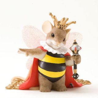 Charming Tails Queen Bee, Bumble Mouse Mice Wings Fairy Mom Mothers 