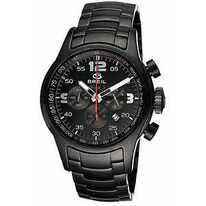 Breil Mens Black IP Chronograph Watch BW0167