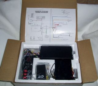 CAT Remote Car Starter Kit Box Instructions Item #RS110