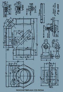 1919 Machine mechanical Drawing Drafting plan textbk CD
