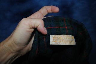 Vintage Pendleton Watch Plaid Ladies Wool jacket, Size 12, button 