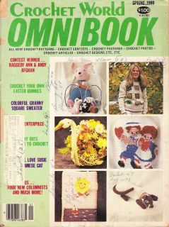 Crochet World Omnibook Easter Bunnies, Raggedy Ann & Andy Afghan 
