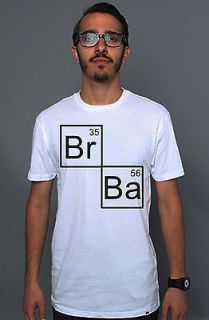 Breaking Bad Shirt Walter White Heisenberg Periodic Table BR BA White 