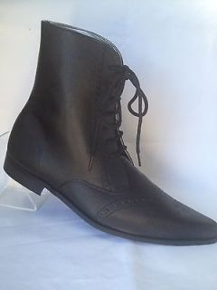 WINKLEPICKER BOOT WITH BROGUE DETAIL.1960s LACE UP BOOT IN ANY COLOUR 