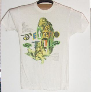 Original Vintage 1989 Jethro Tull Rock Island Concert Tour T Shirt 