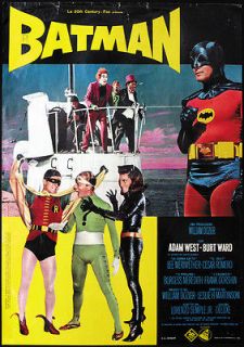 Batman (1966) Adam West cult serial movie poster print 5
